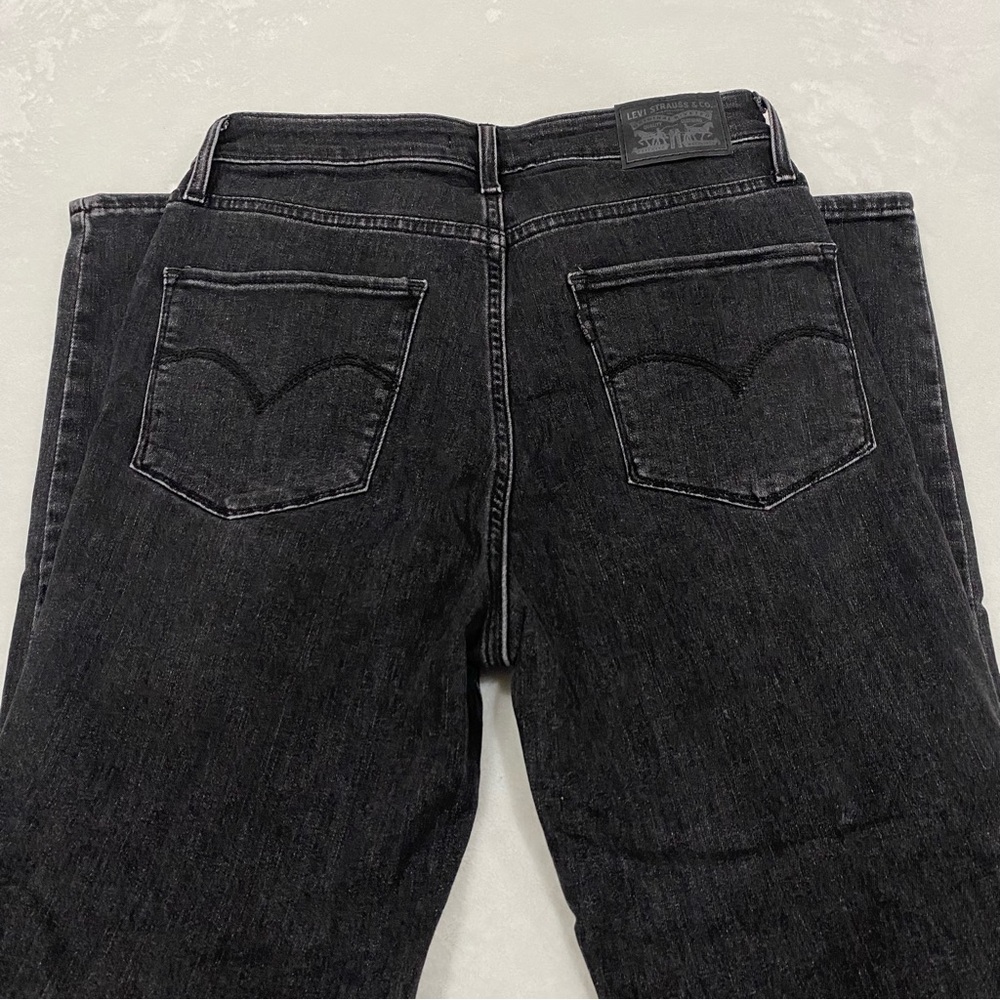 LEVI’S Women’s 721 High Rise Skinny Jeans - distressed black, size W29 L28 - Picture 5 of 12
